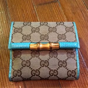 Authentic Gucci Bamboo Wallet